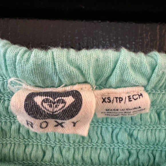 Mint Green Roxy Tube Top Sundress - Picture 4 of 4